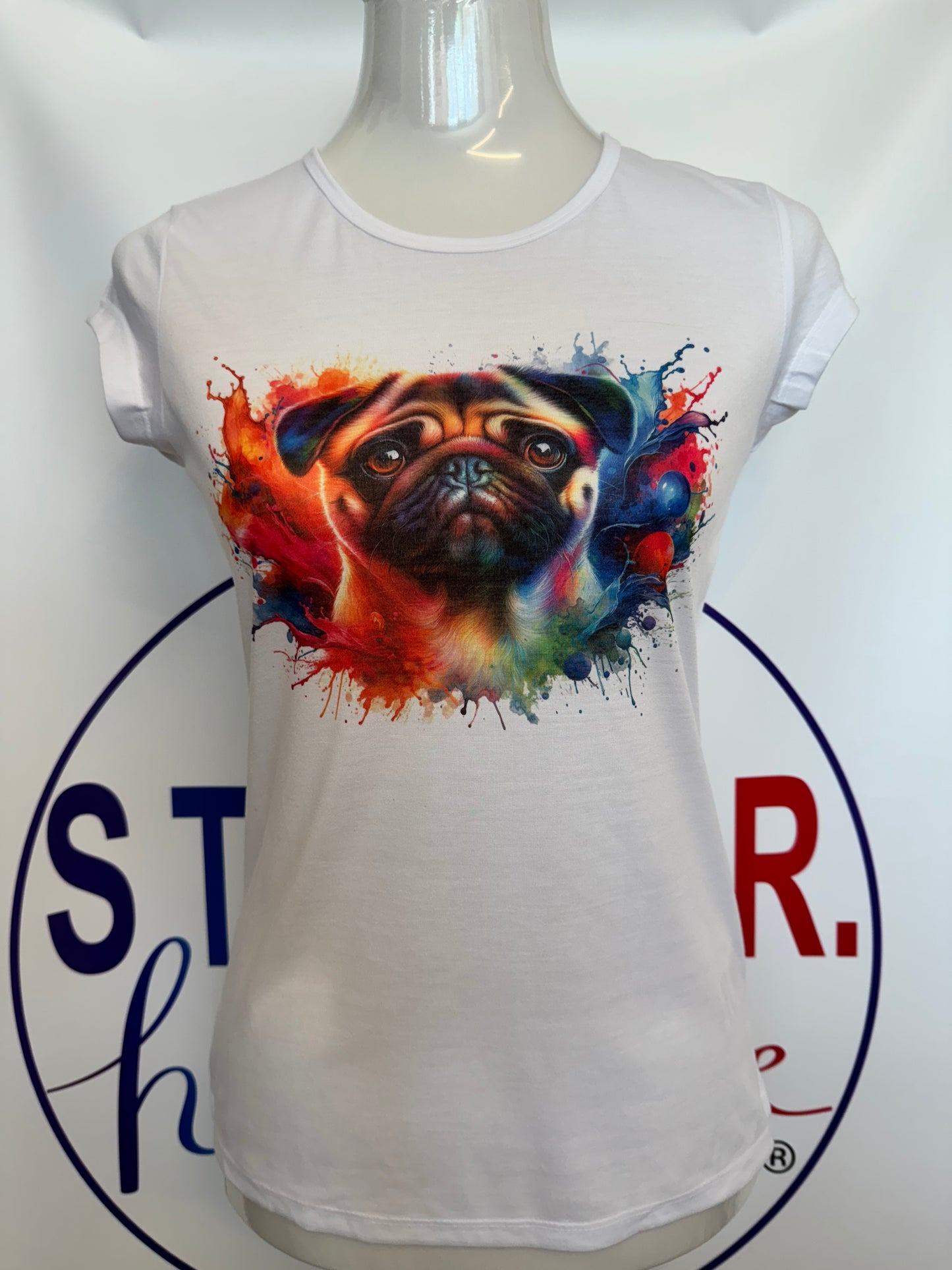 T-shirt DONNA con il tuo PELOSINO (TATTO COTONE)
