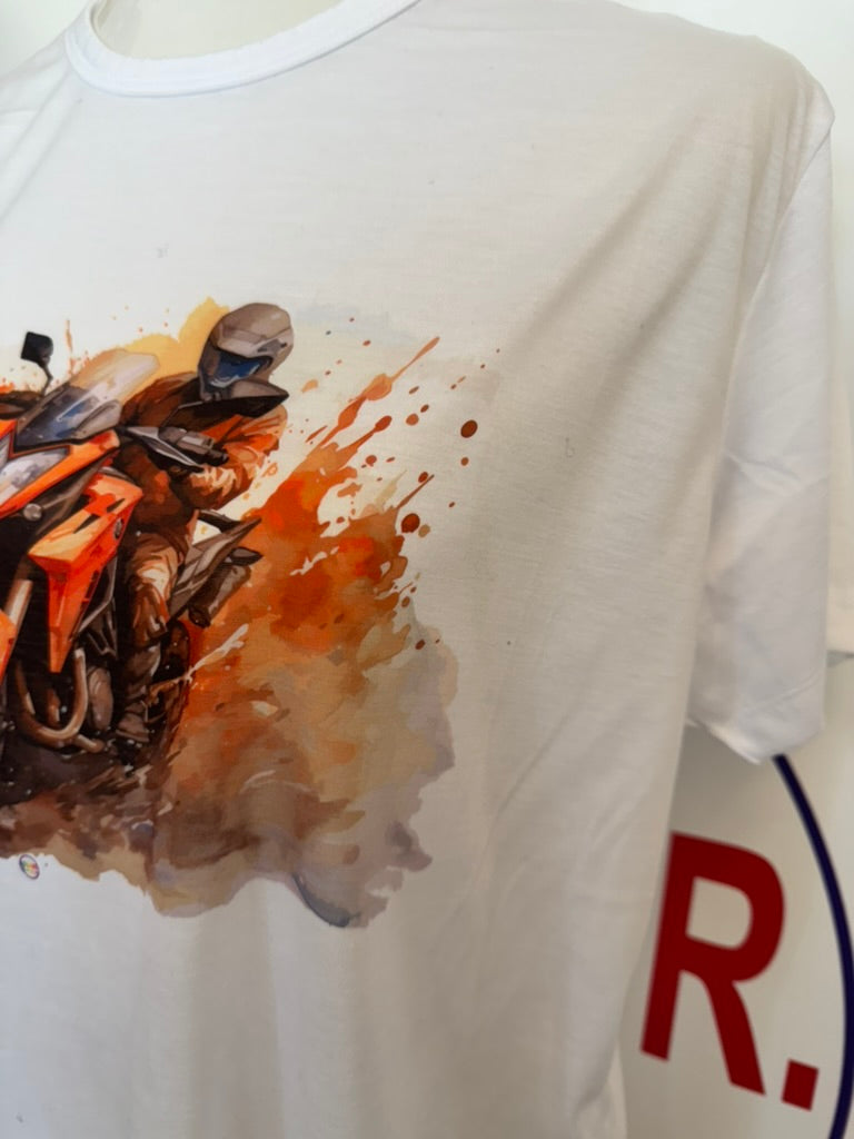 T-shirt UNISEX MOTO ACQUERELLO