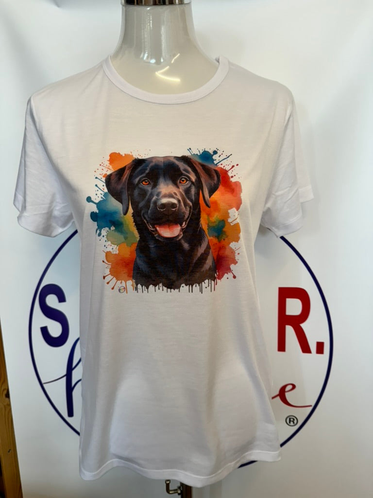 T-shirt DONNA con il tuo PELOSINO (TATTO COTONE)