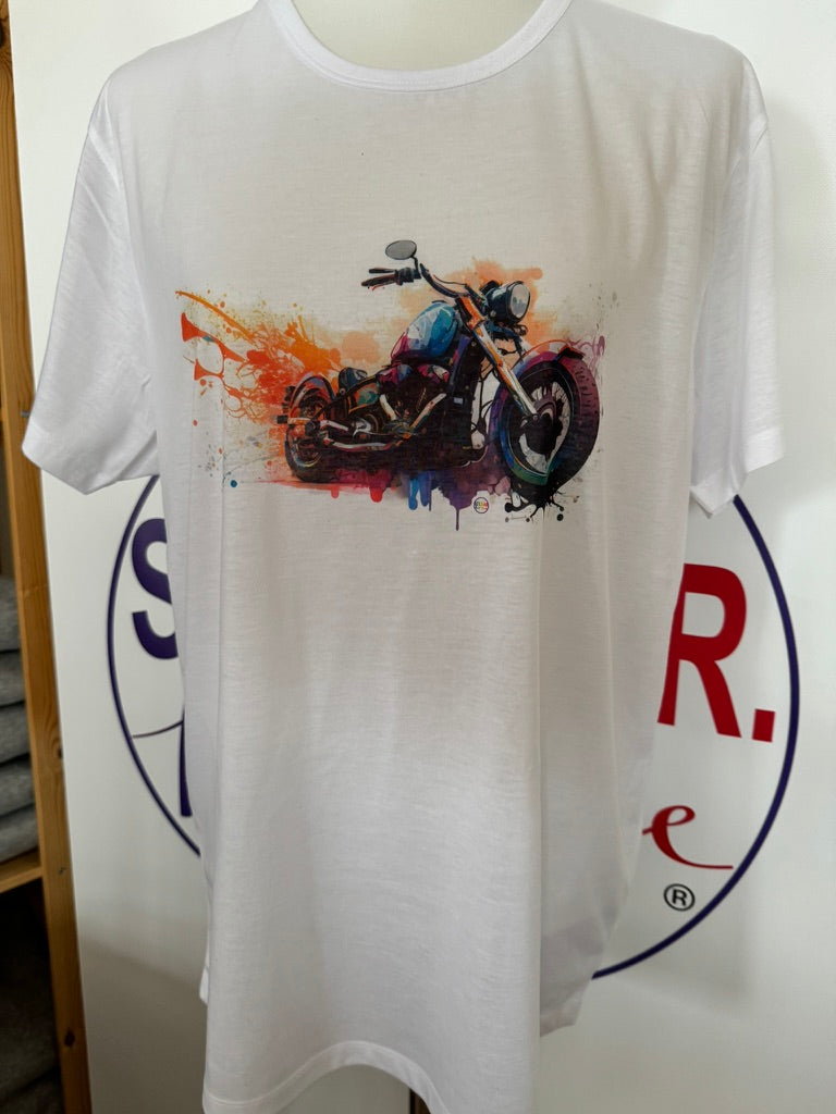 T-shirt UNISEX MOTO ACQUERELLO