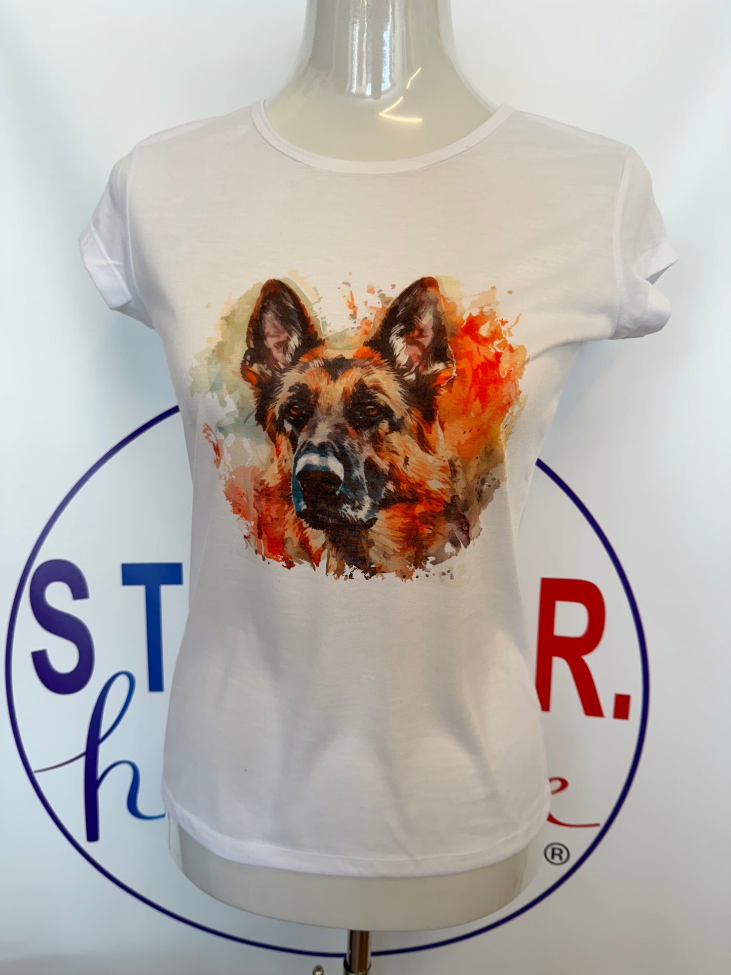 T-shirt DONNA con il tuo PELOSINO (TATTO COTONE)