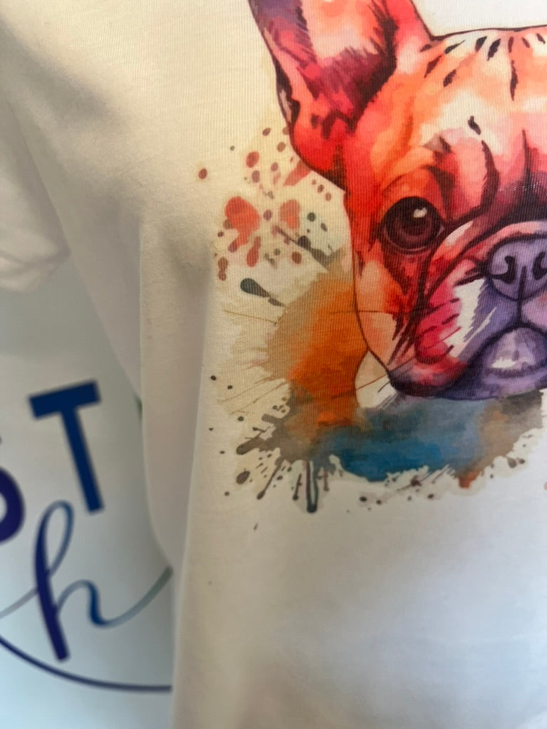 T-shirt stampa BULLDOG FRANCESE