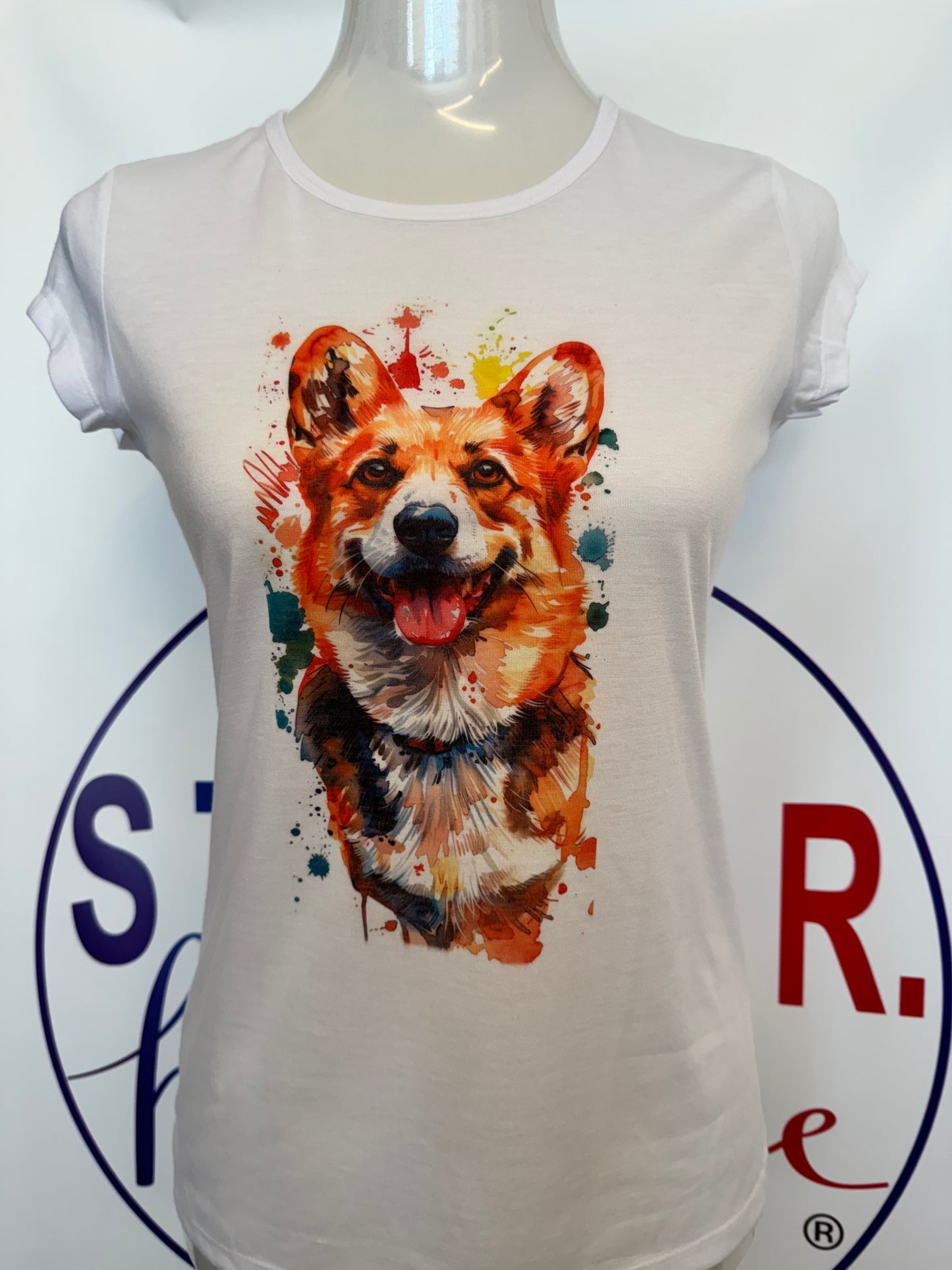 T-shirt DONNA con il tuo PELOSINO (TATTO COTONE)