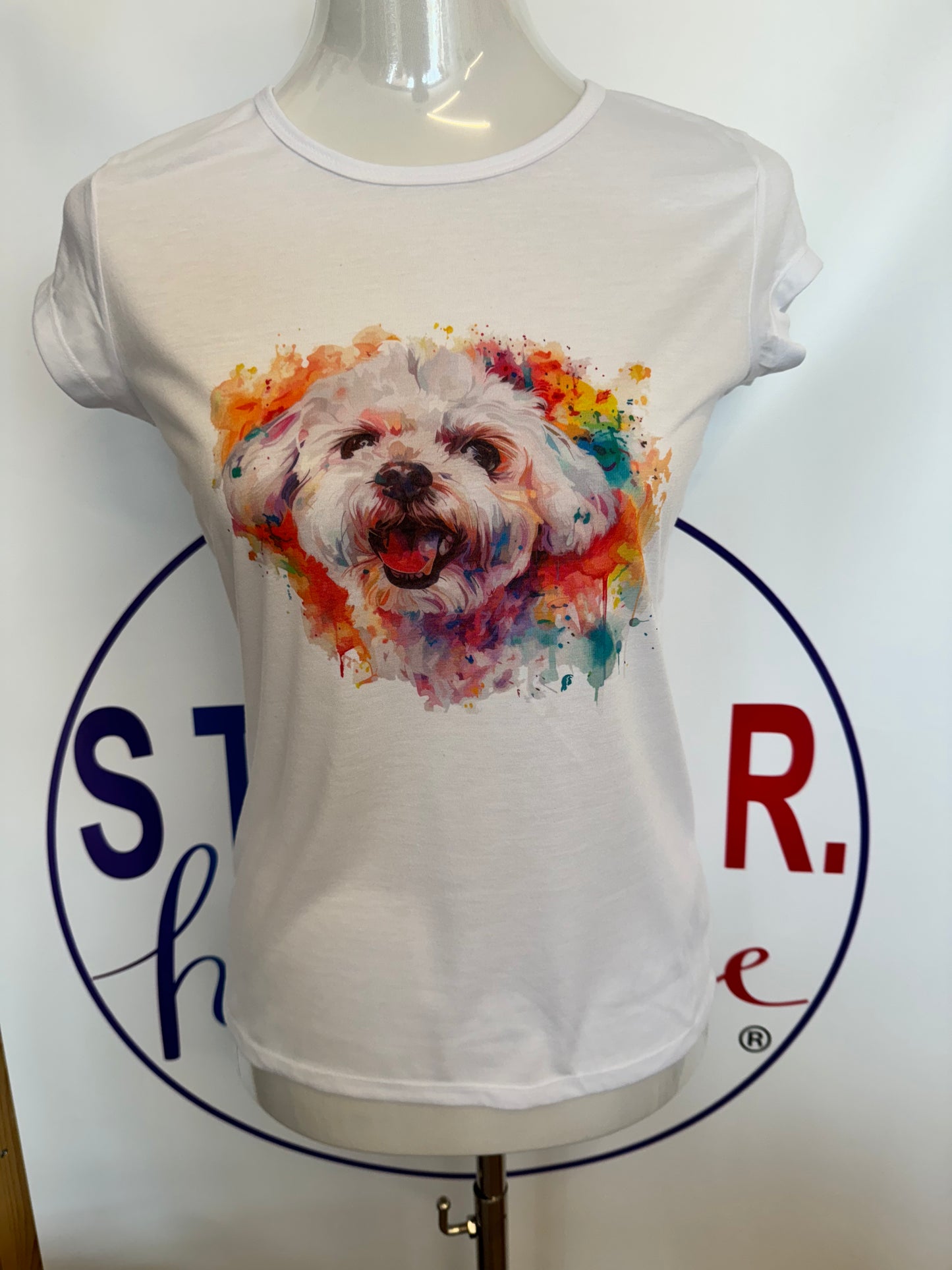T-shirt DONNA con il tuo PELOSINO (TATTO COTONE)