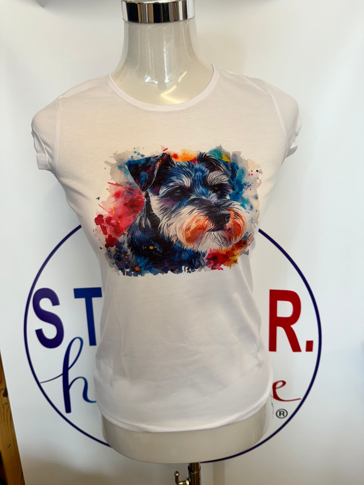 T-shirt DONNA con il tuo PELOSINO (TATTO COTONE)