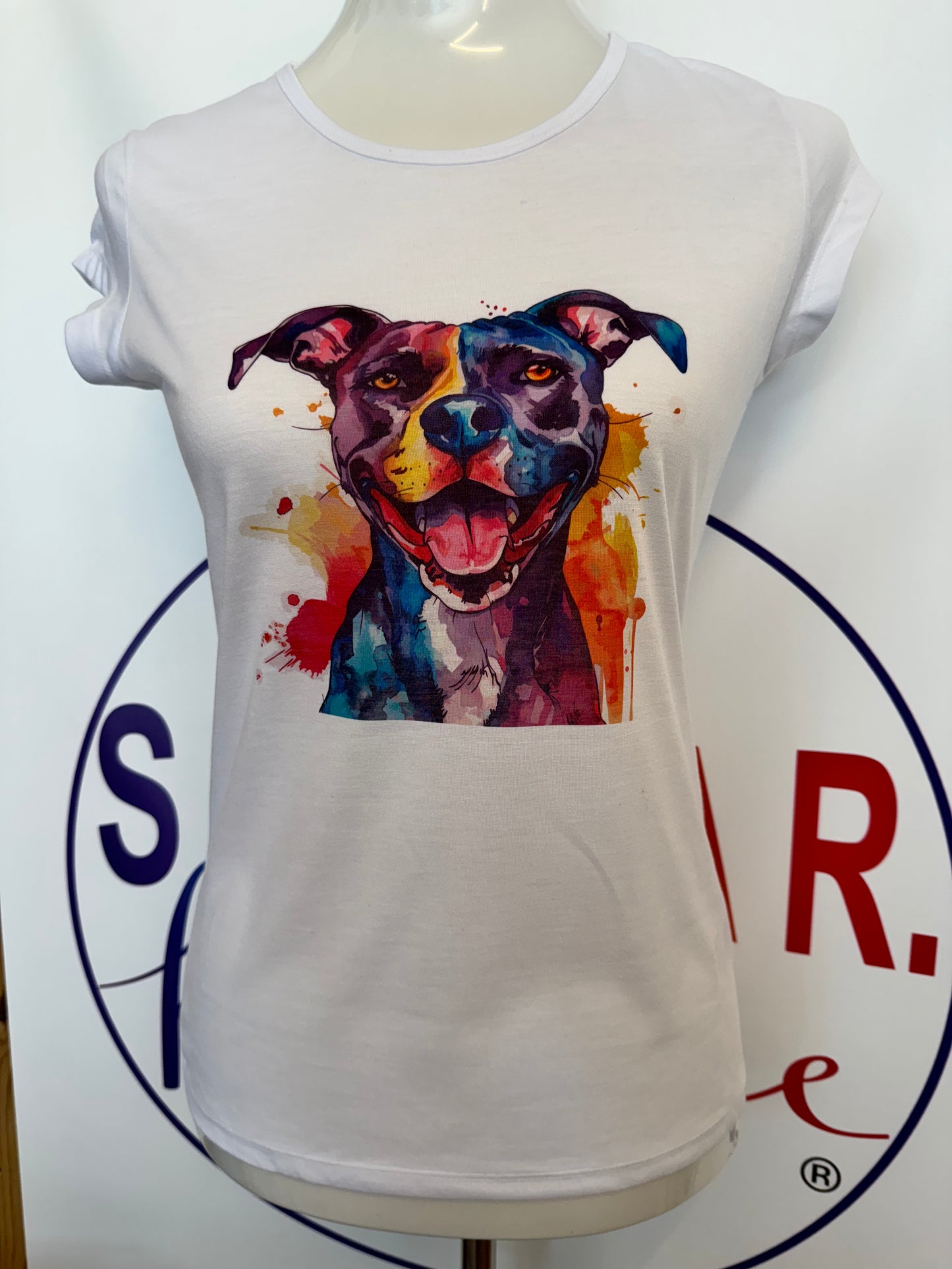T-shirt DONNA con il tuo PELOSINO (TATTO COTONE)