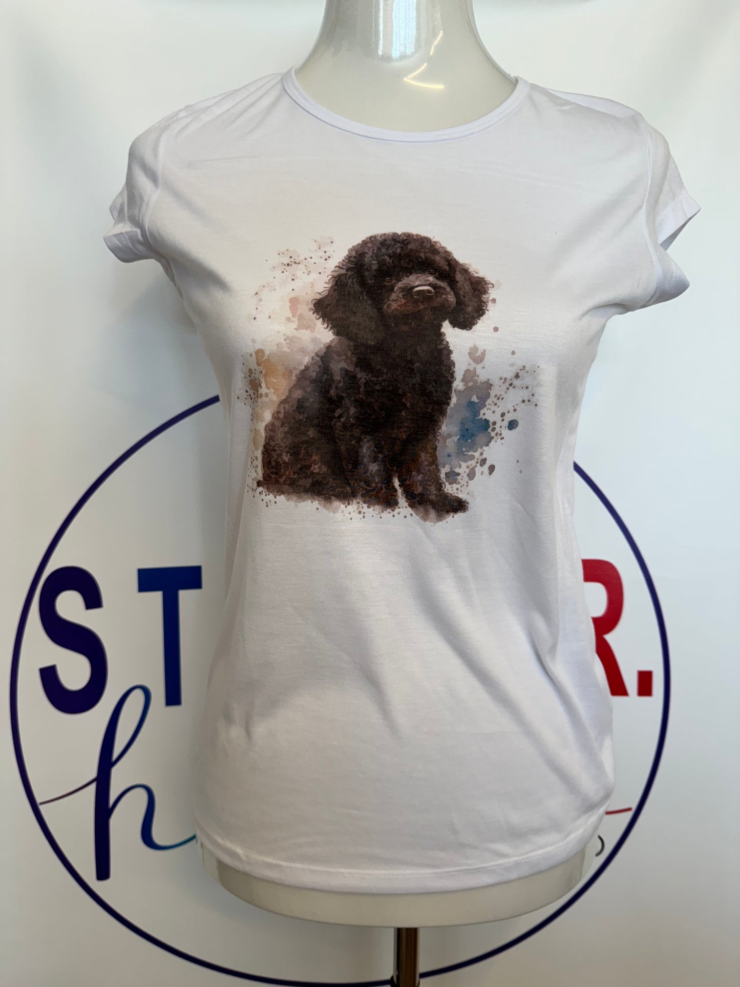 T-shirt DONNA con il tuo PELOSINO (TATTO COTONE)