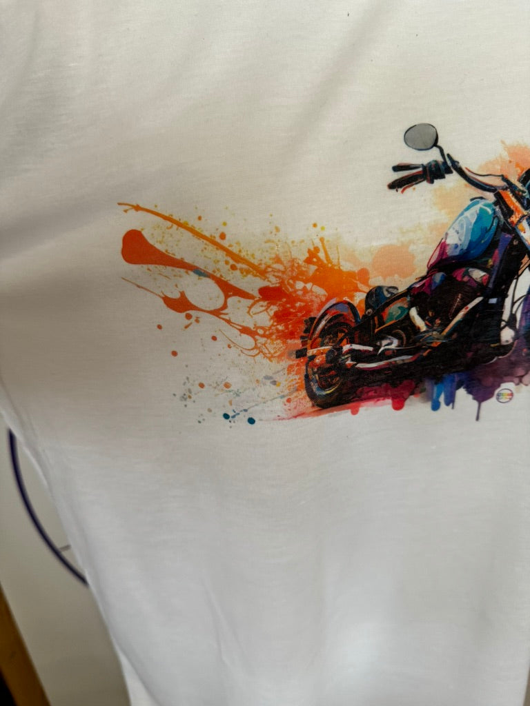 T-shirt UNISEX MOTO ACQUERELLO