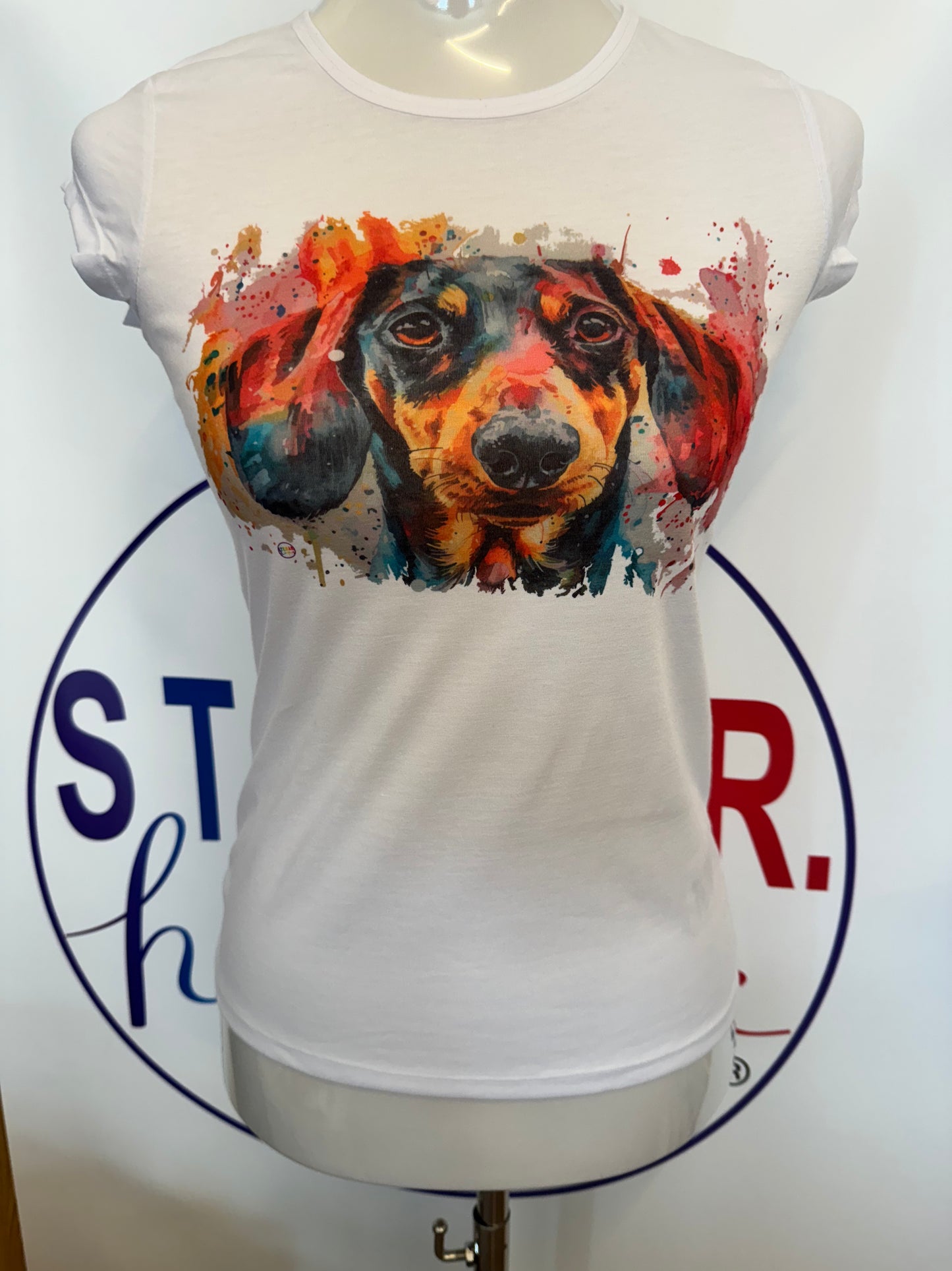 T-shirt DONNA con il tuo PELOSINO (TATTO COTONE)