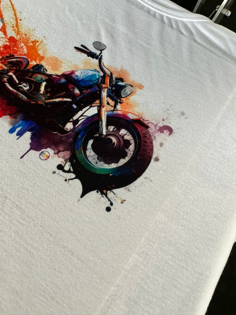 T-shirt UNISEX MOTO ACQUERELLO