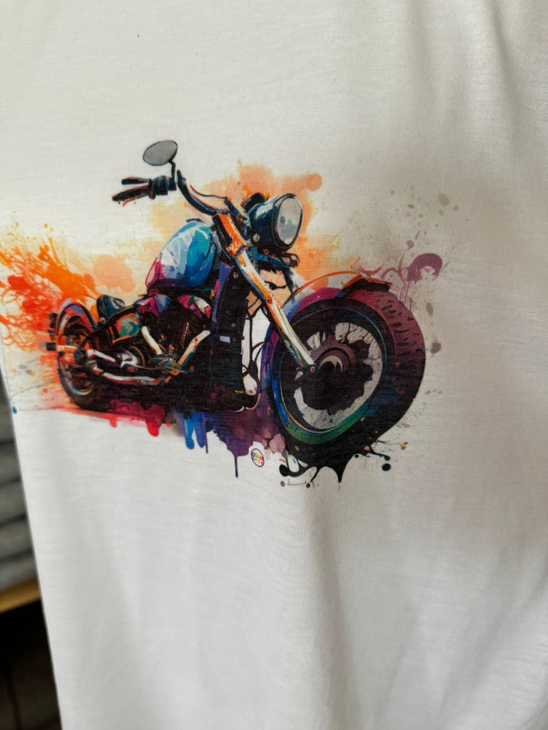 T-shirt UNISEX MOTO ACQUERELLO