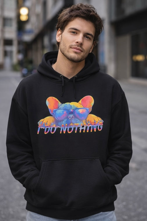 Felpa blu- Ettore I do nothing