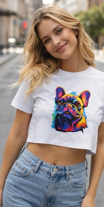 T-shirt BIANCA crop ETTORE