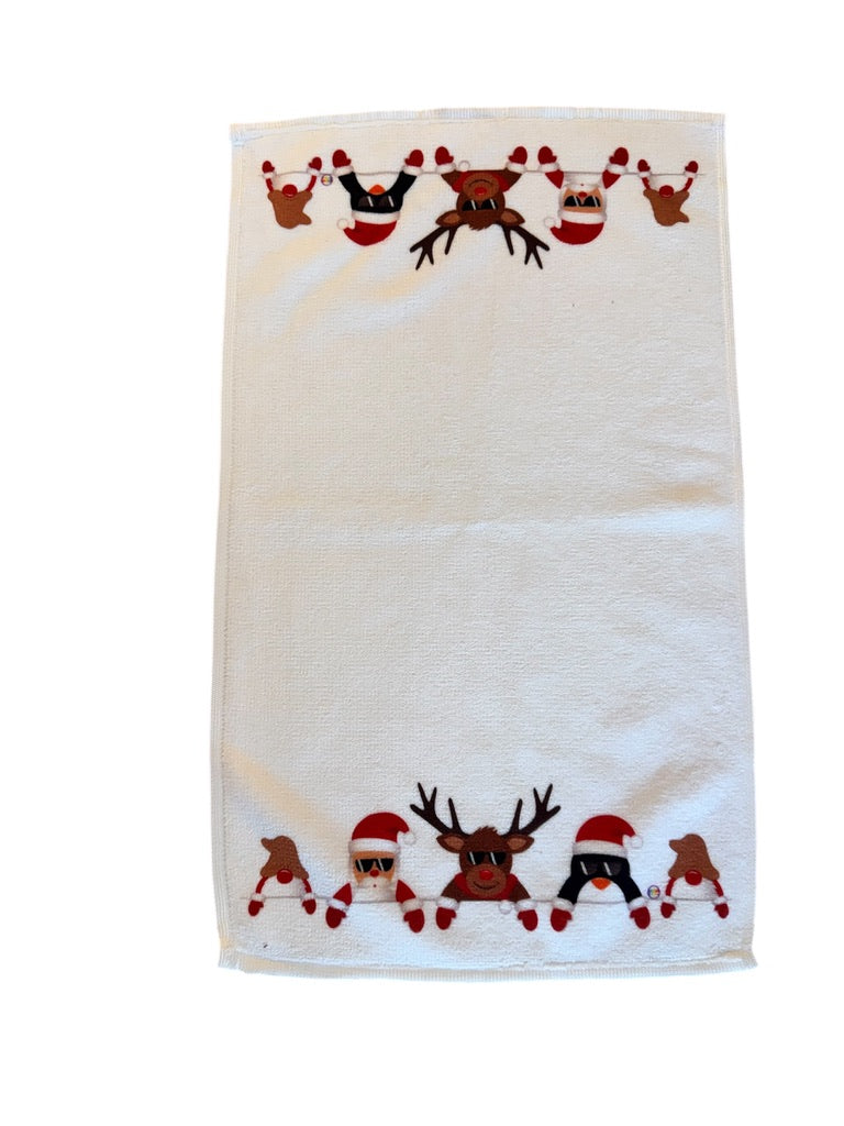 Set asciugamani stampati Natale