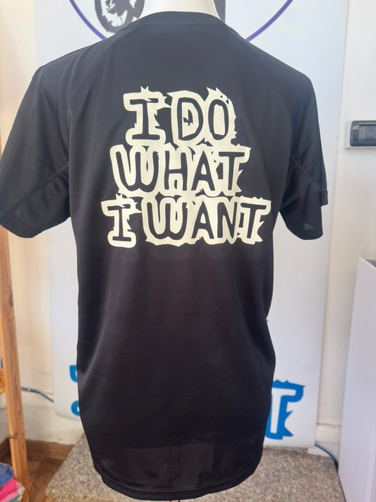 T-shirt TECNICA NERA stampa "I DO WHAT I WANT"