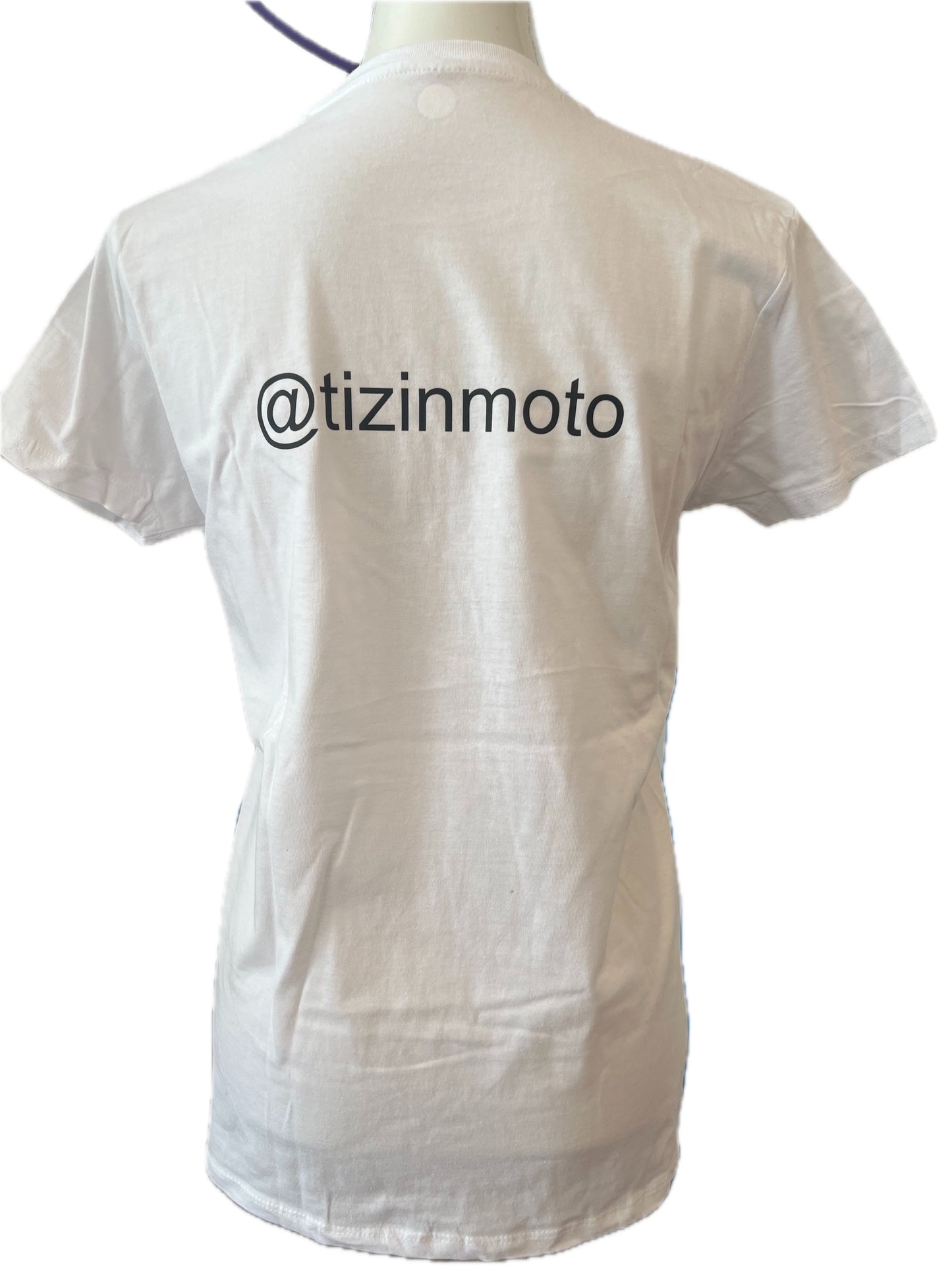 T-shirt in cotone con grafica draghetto di @TIZINMOTO