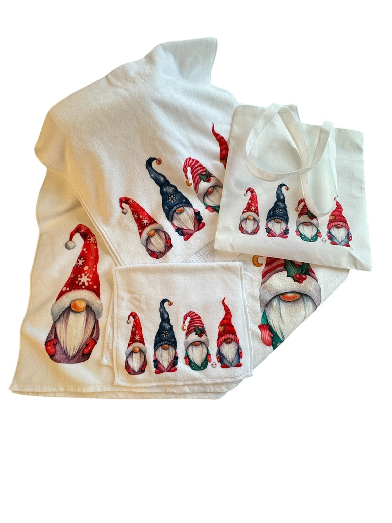 Set asciugamani stampati Natale