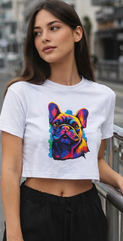 T-shirt BIANCA crop ETTORE