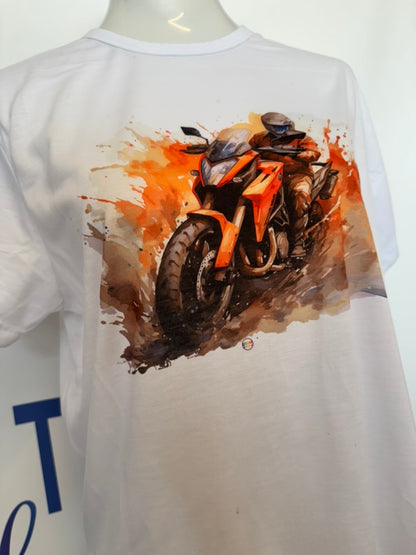 T-shirt UNISEX MOTO ACQUERELLO
