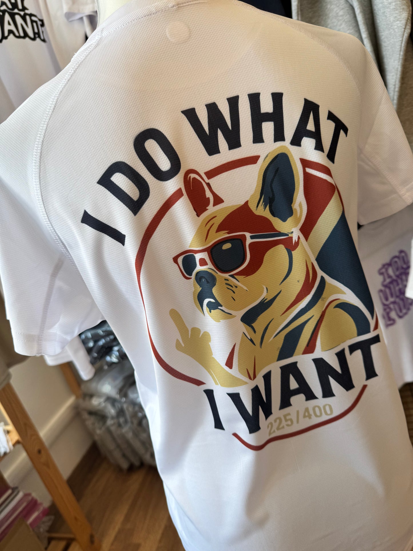 T-shirt TECNICA BIANCA stampa "ETTORE I DO WHAT I WANT" vers 2025