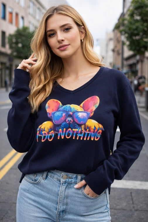 Maglioncino blu- Ettore I do nothing