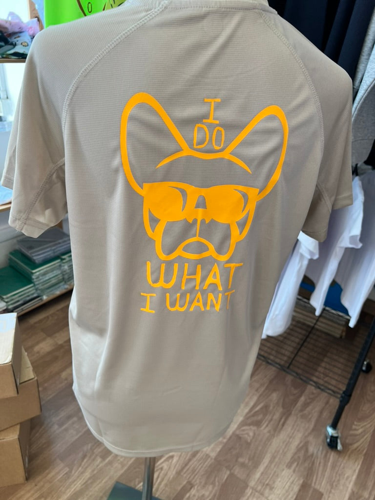 T-shirt tecnica sabbia - Ettore verticale