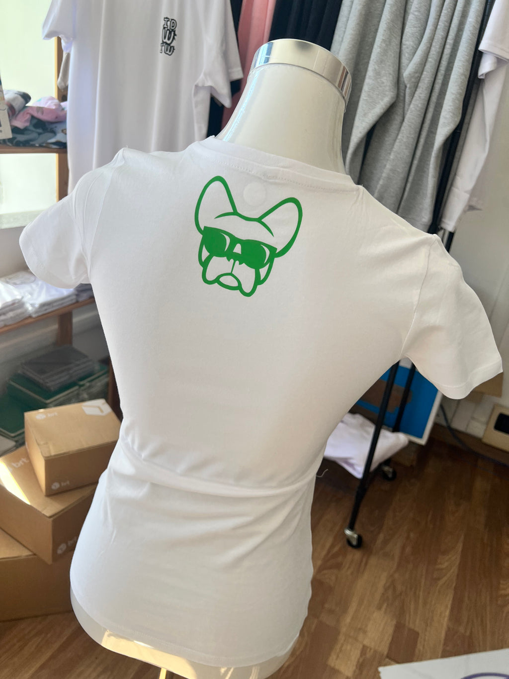 T-shirt BIANCA, da donna in cotone, "ETTORE I DO WHAT I WANT"