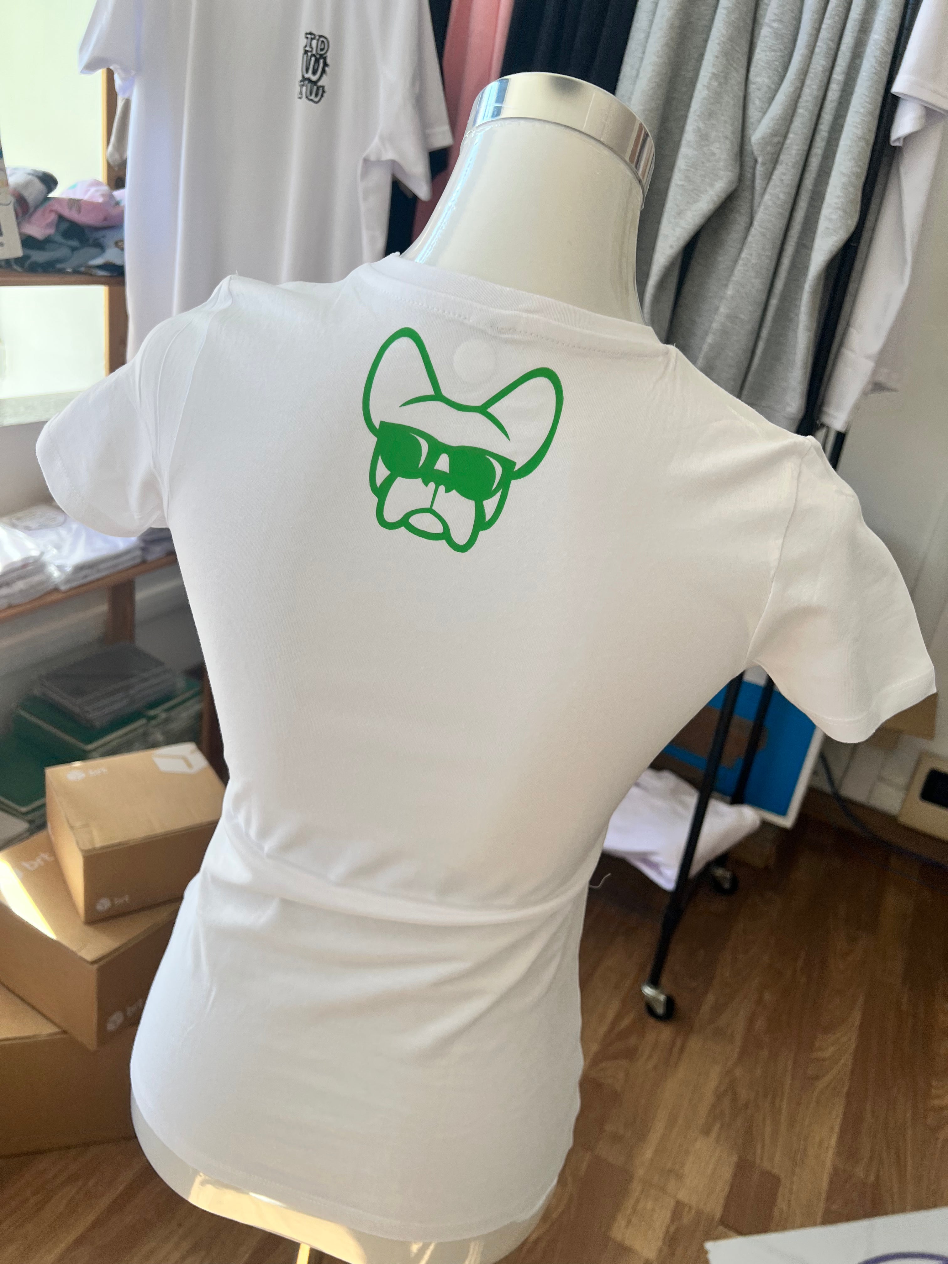T-shirt BIANCA, da donna in cotone, "ETTORE I DO WHAT I WANT"