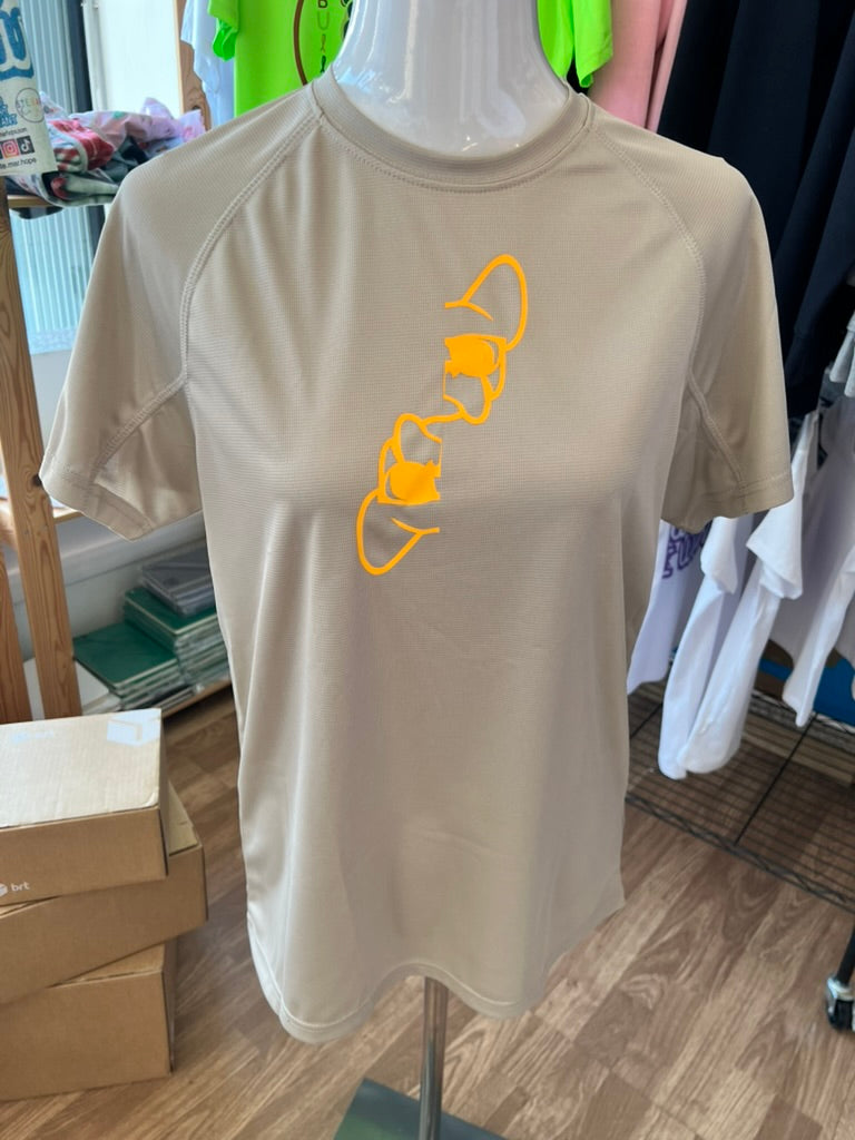 T-shirt tecnica sabbia - Ettore verticale