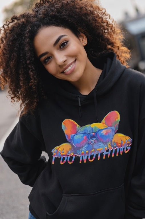 Felpa blu- Ettore I do nothing