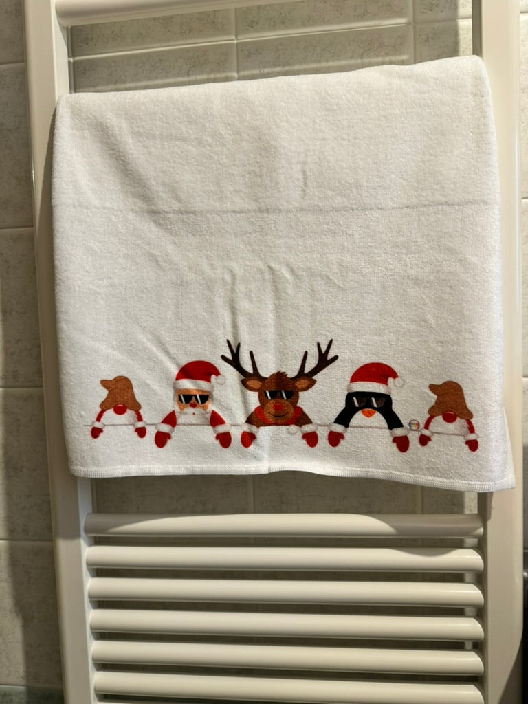 Set asciugamani stampati Natale