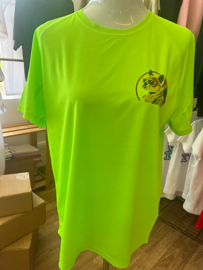 T-shirt TECNICA VERDE LIME stampa "BULLO-I DO WHAT I WANT"