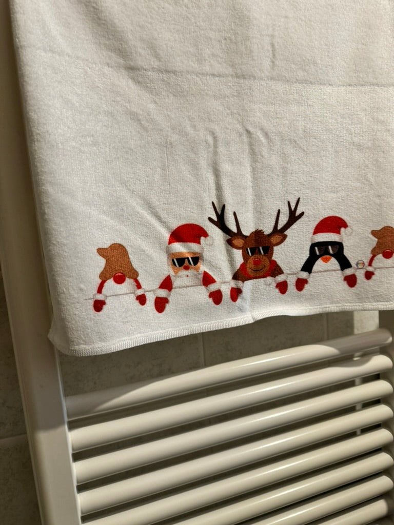 Set asciugamani stampati Natale