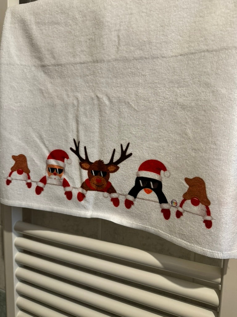 Set asciugamani stampati Natale