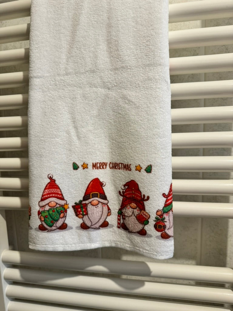 Set asciugamani stampati Natale