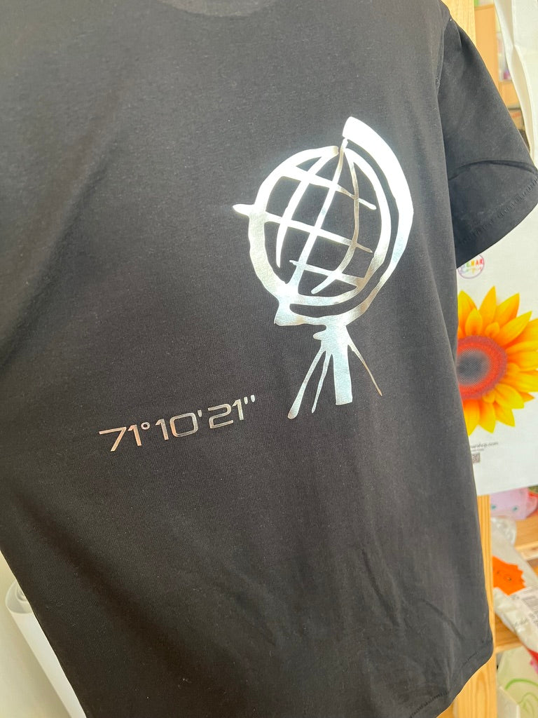 T-shirt GODEN Nera in 100 % cotone — NORDKAPP