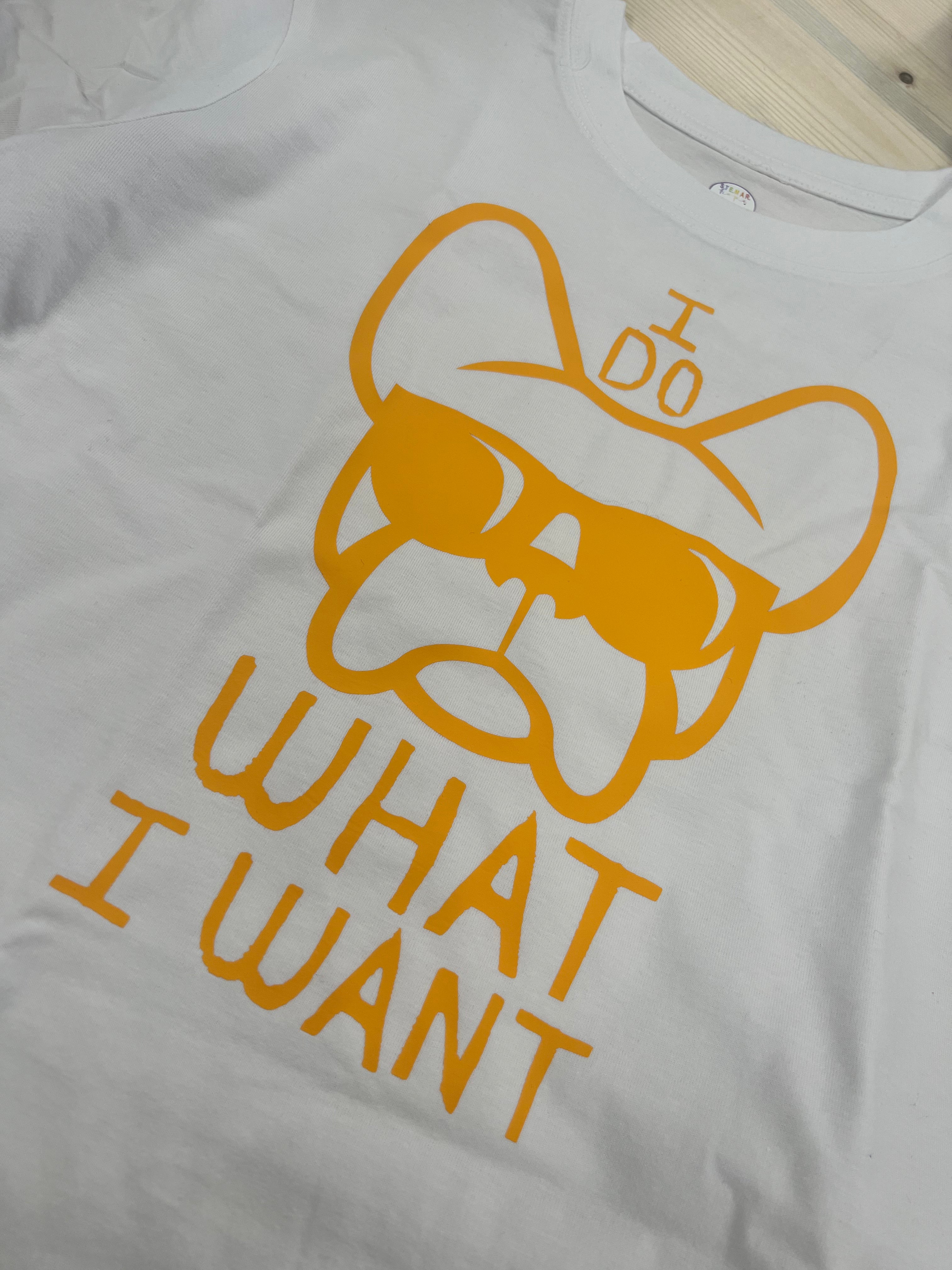 T-shirt BIANCA corta ETTORE-I do what I want