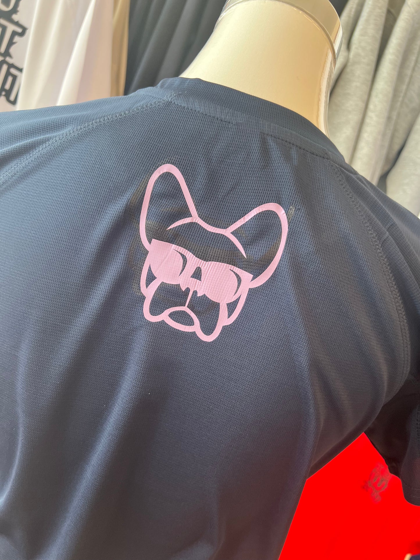 T-shirt tecnica BLU da donna, stampa "ETTORE -I DO WHAT I WANT"