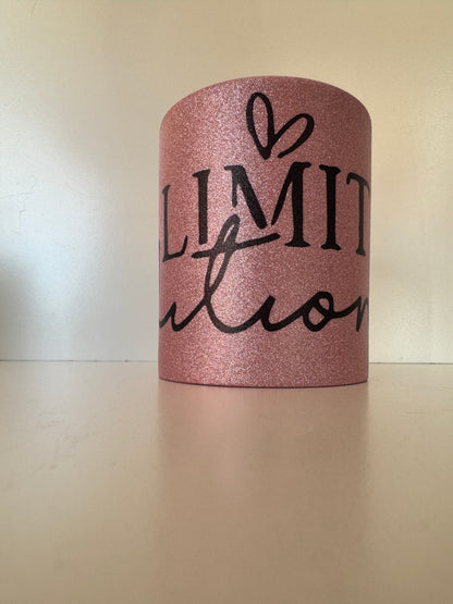 Tazza in ceramica GLITTERATA IN 3 COLORI STAMPATA