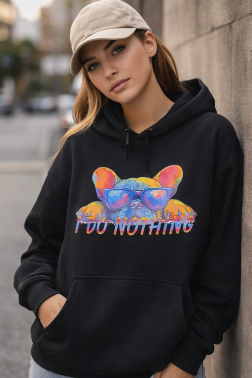 Felpa blu- Ettore I do nothing