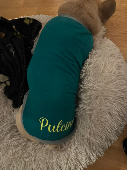 Tutina in felpa garzata per bulldog e altri pelosini PERSONALIZZABILE