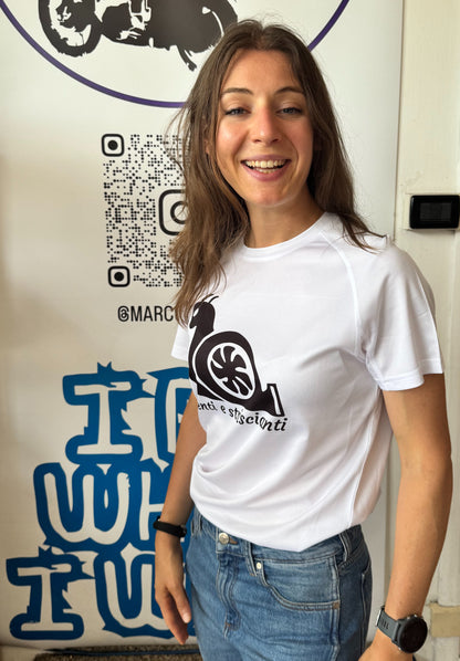 T-shirt con grafica LENTI E STRISCIANTI di @TIZINMOTO
