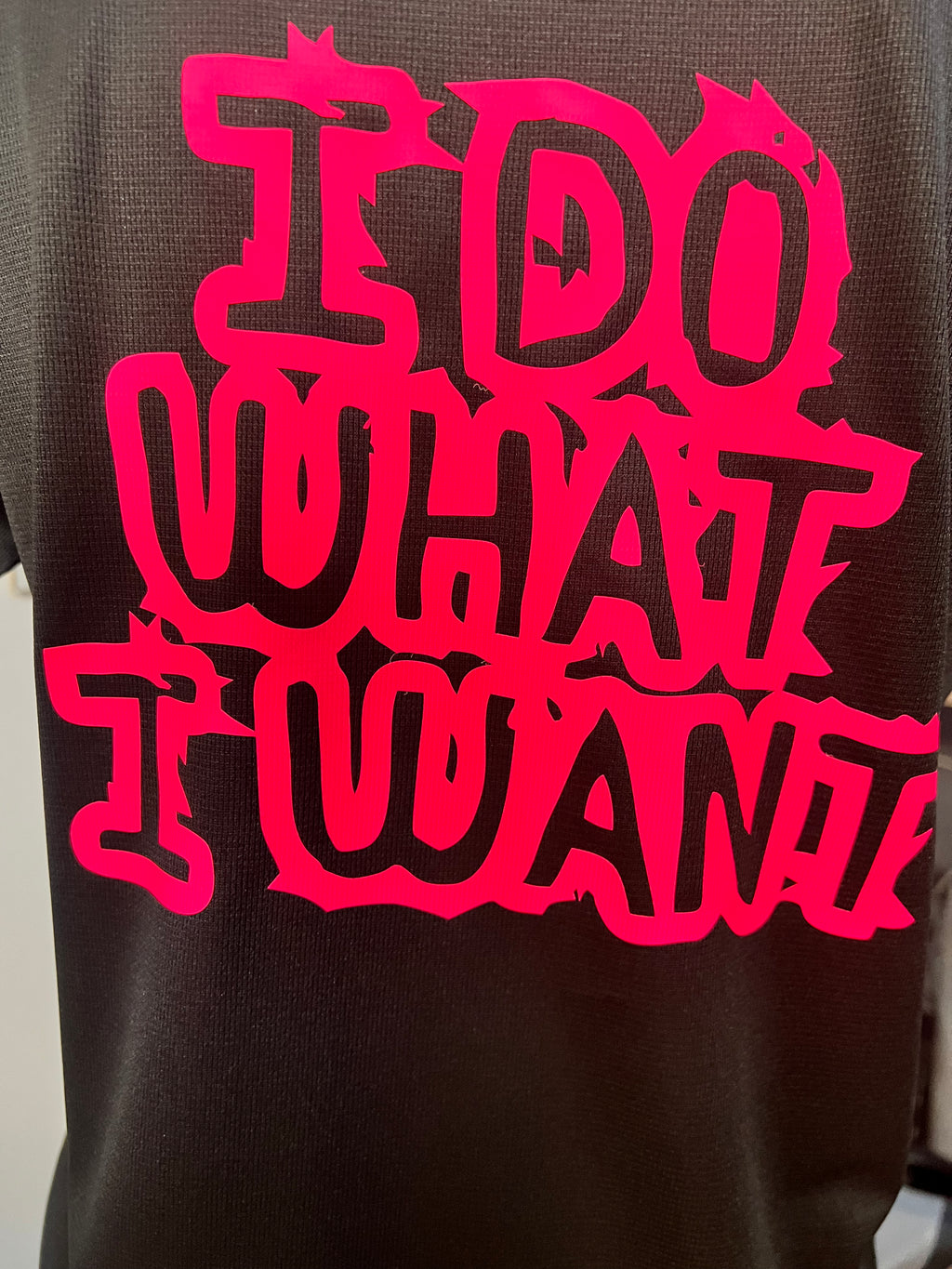 T-shirt TECNICA NERA stampa "I DO WHAT I WANT"