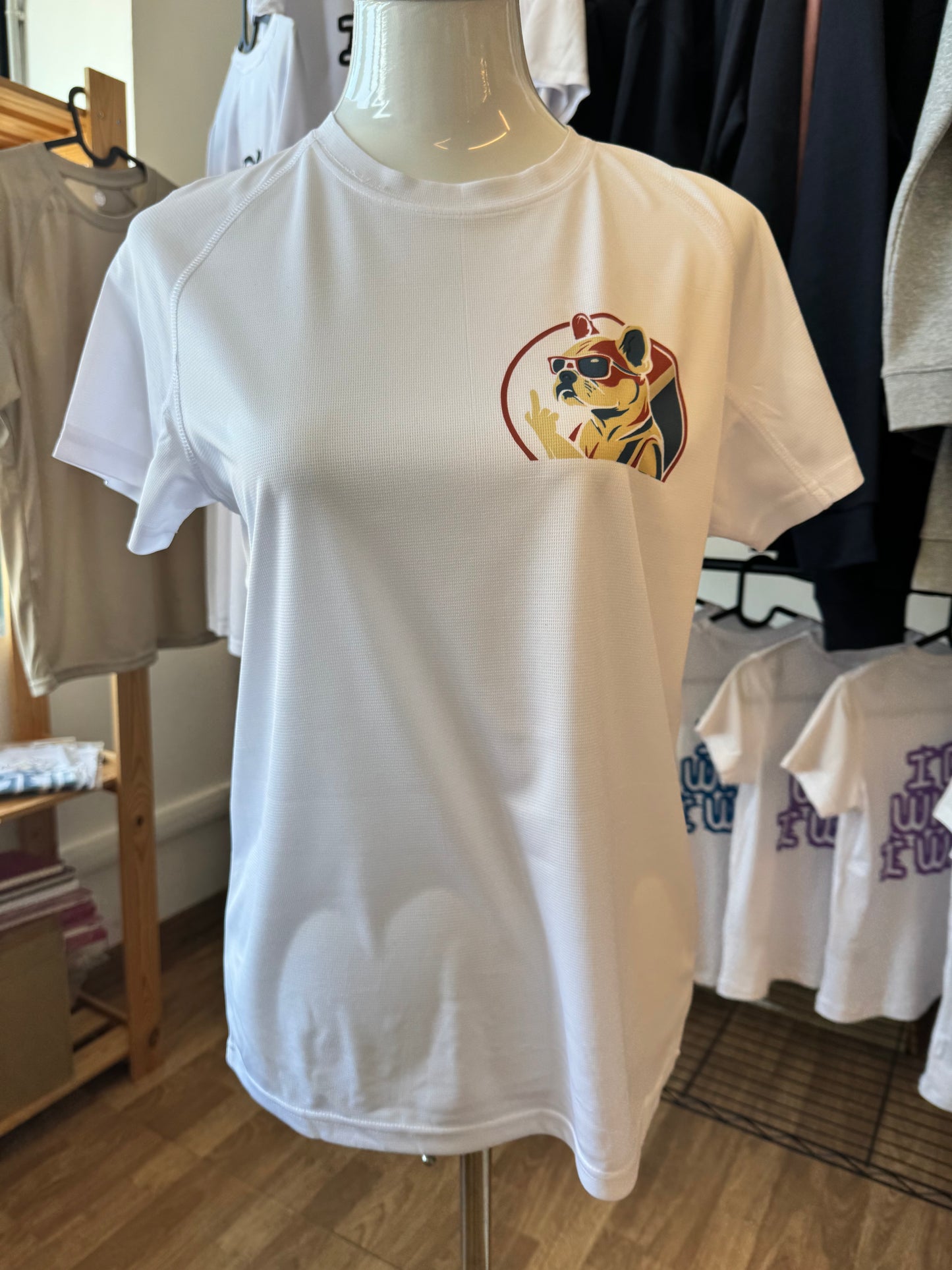 T-shirt TECNICA BIANCA stampa "ETTORE I DO WHAT I WANT" vers 2025