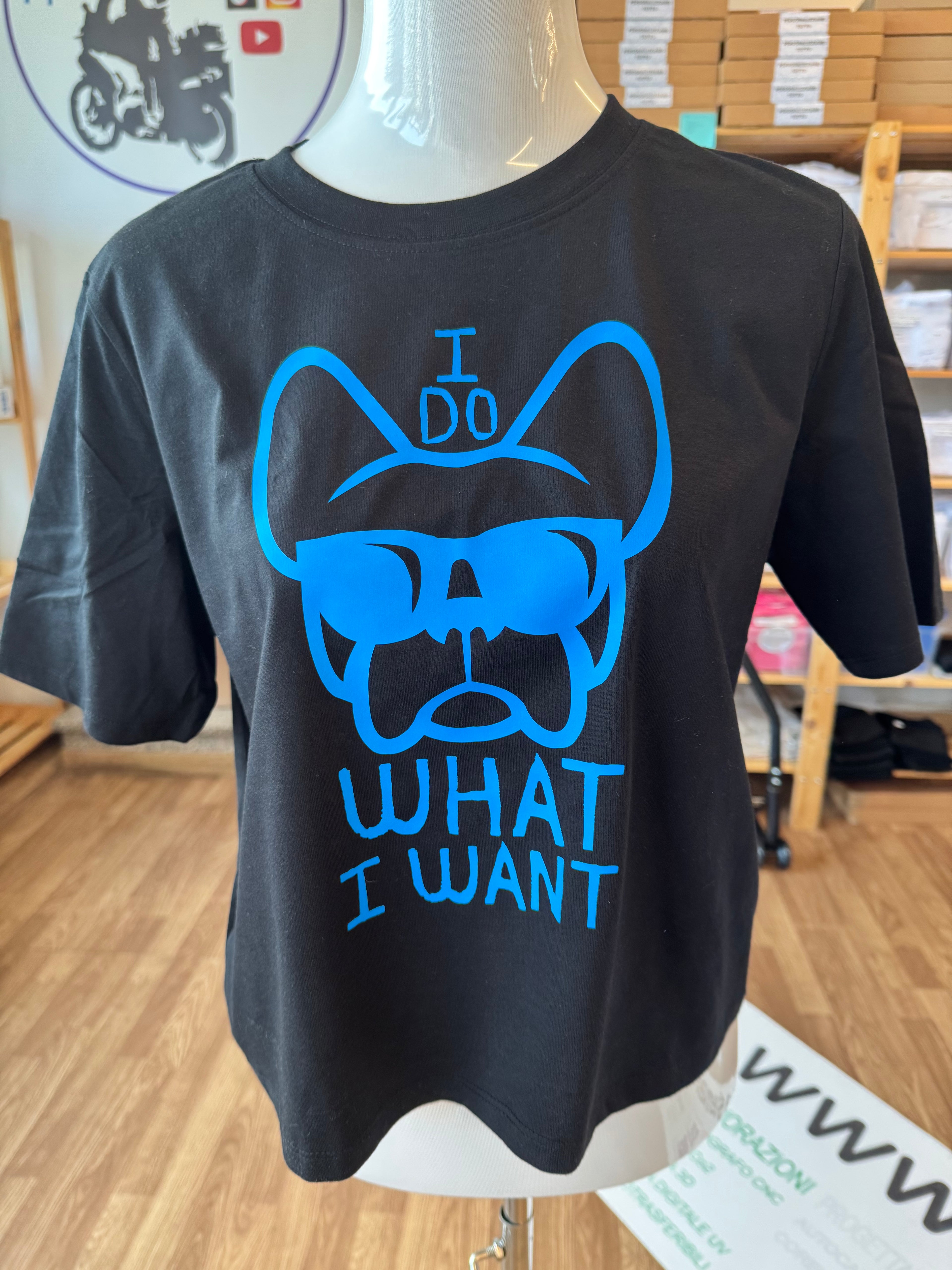 T-shirt NERA corta ETTORE-I do what I want
