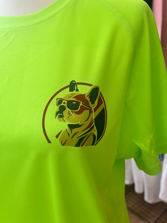 T-shirt TECNICA VERDE LIME stampa "BULLO-I DO WHAT I WANT"