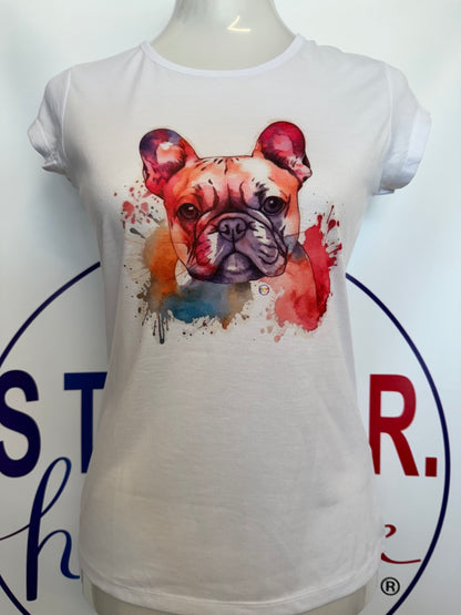 T-shirt DONNA con il tuo PELOSINO (TATTO COTONE)