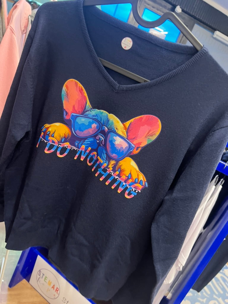 Maglioncino blu- Ettore I do nothing