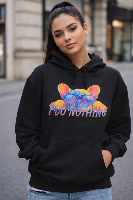 Felpa blu- Ettore I do nothing