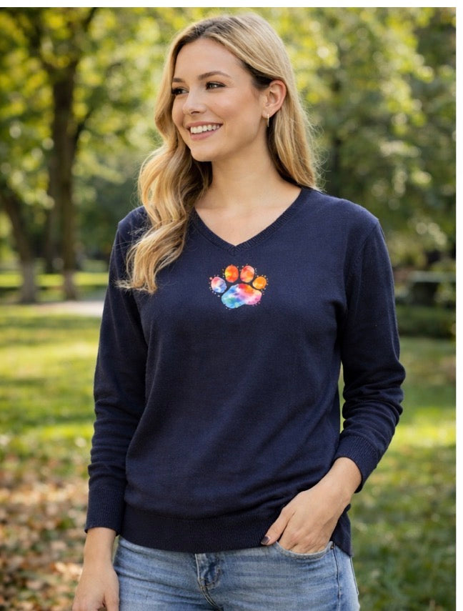 Maglioncino BLU- Zampa